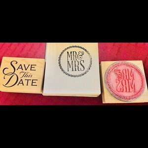 👰🏼💍 🤵🏽 Wedding stamps save the date Mr & Mrs